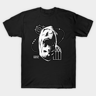 Nun horror faces geometry T-Shirt